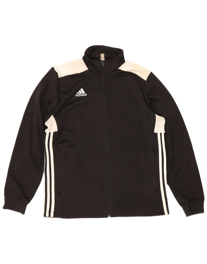Adidas muška gornja jakna od trenirke, veliki crni poliester u boji
