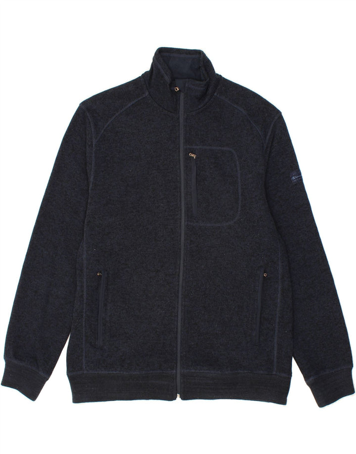 CHAMPION Womens Tracksuit Top Jacket UK 20 2XL Navy Blue Polyester Vintage Champion and Second-Hand Champion from Messina Hembry 
