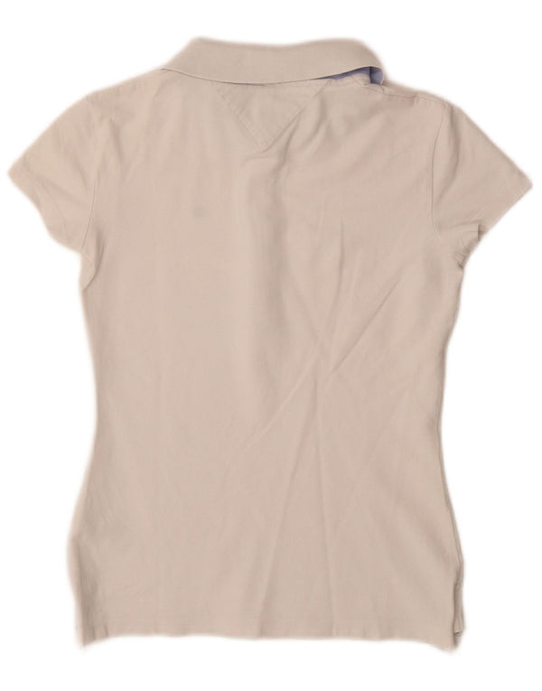 Tommy Hilfiger ženska polo majica uskog kroja UK 6 XS bijeli pamuk