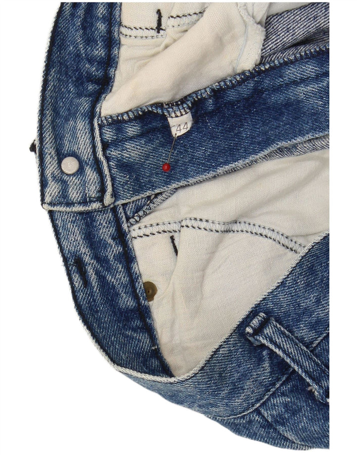 VINTAGE Womens Denim Skirt IT 44 Medium W26  Blue