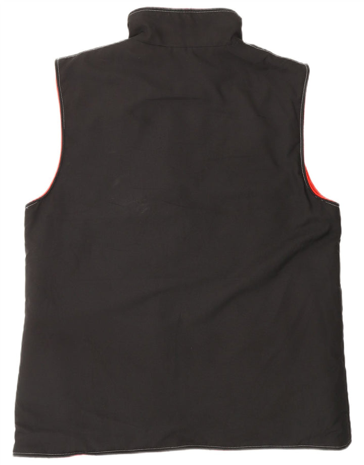 LOTTO Mens Reversible Gilet UK 40 Large Black Polyester