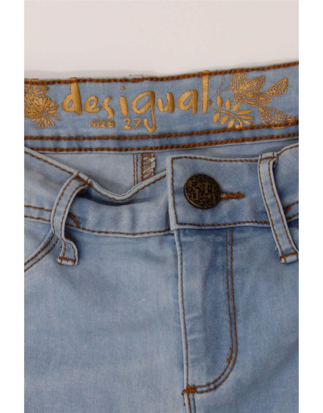 Desigual ženske uske traperice W27 L31 plave