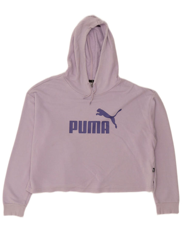 Puma ženska velika majica s kapuljačom UK 16, veliki ljubičasti pamuk