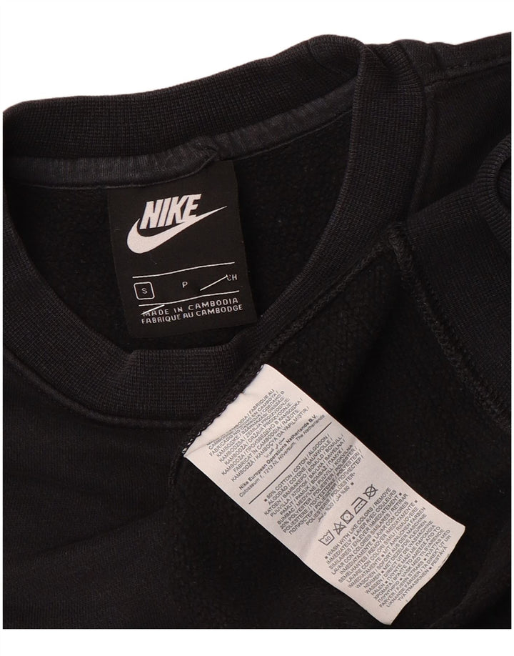 Mali crni pamučni muški džemperi Nike