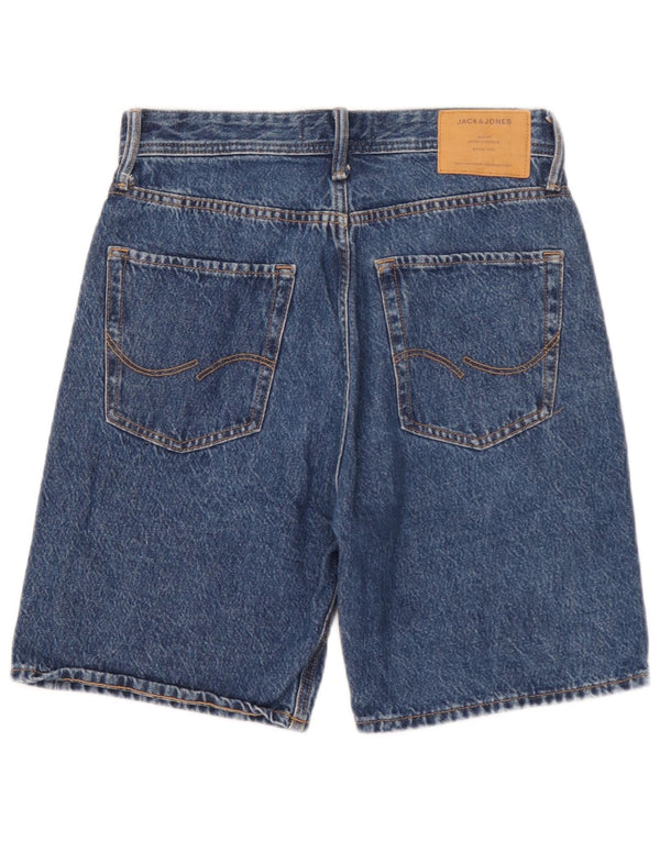 Jack & Jones muške široke traper kratke hlače XS W26 plavi pamuk