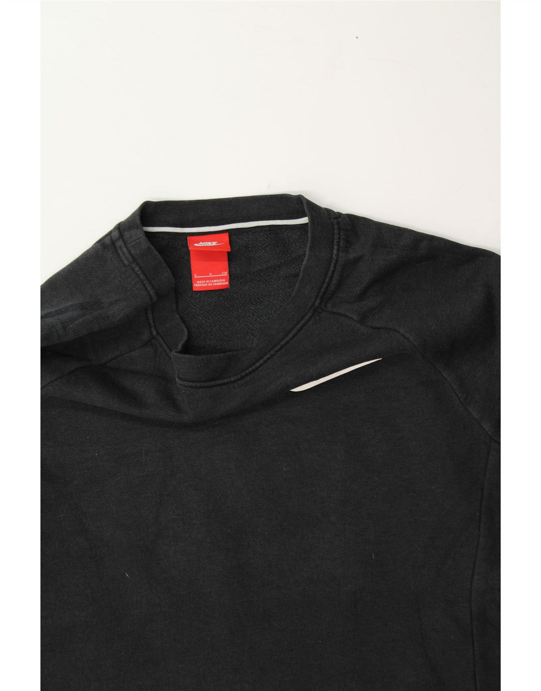 NIKE Womens Sweatshirt Jumper UK 10 Small Black Cotton Vintage Nike and Second-Hand Nike from Messina Hembry 