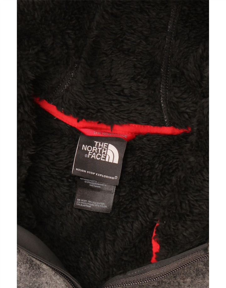 THE NORTH FACE Muška pletena Sherpa jakna s kapuljačom UK 42 XL Siva Flecked