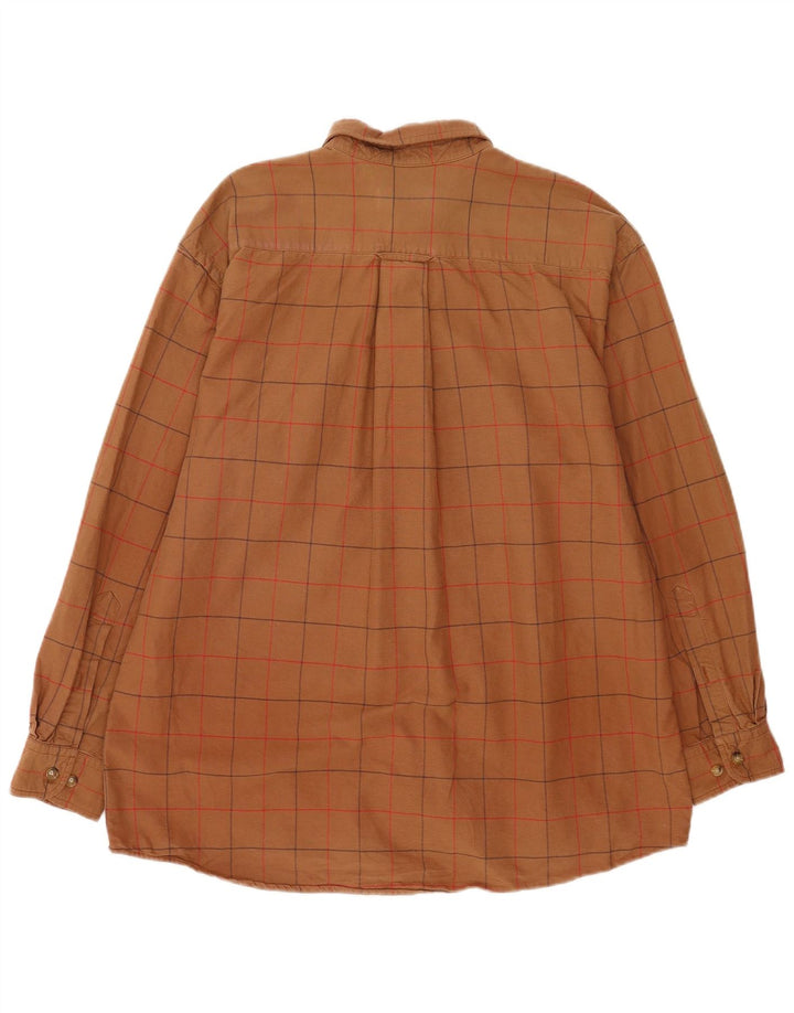 Orvis muška košulja veliki smeđi karirani pamuk