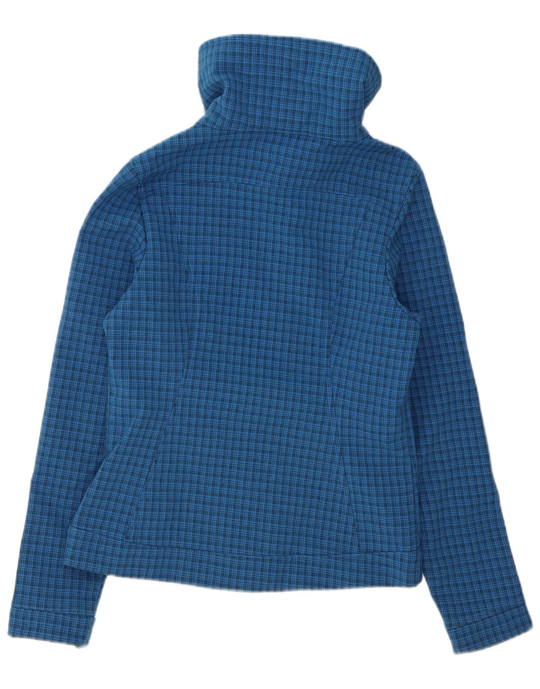 The North Face ženska vjetrovka jakna UK 10 mali plavi karirani poliester