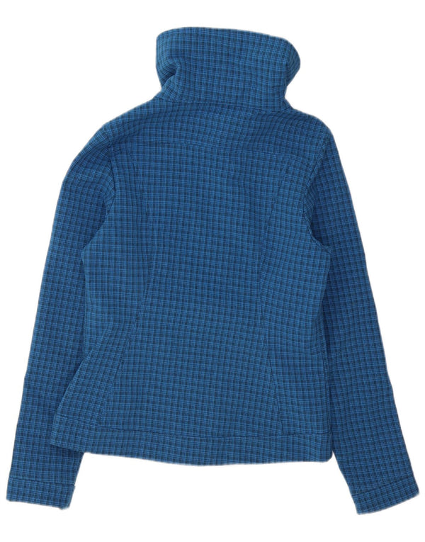 The North Face ženska vjetrovka jakna UK 10 mali plavi karirani poliester