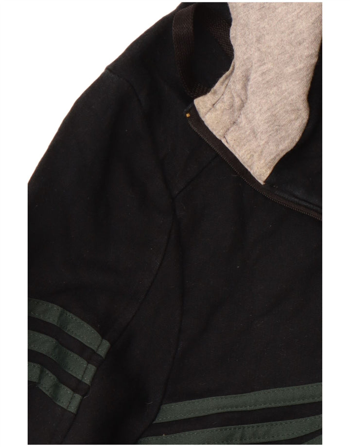 ADIDAS muška majica s kapuljačom s patentnim zatvaračem i izrezom UK 40/42 srednje tamnoplava