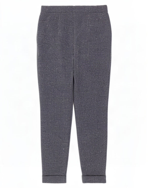 Marks & Spencer ženske uske ležerne hlače UK 8 male W26 L27 plave fleke