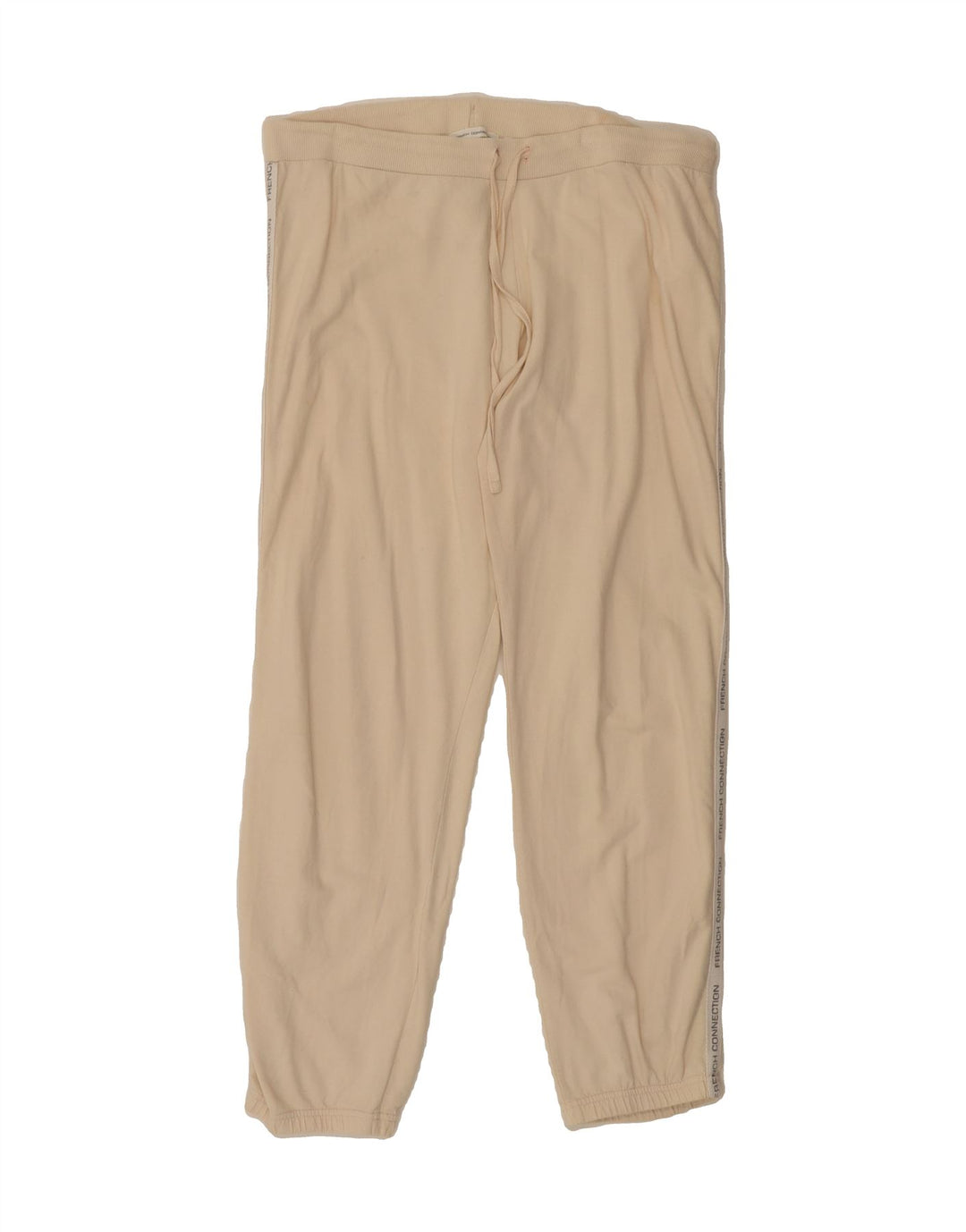 FRENCH CONNECTION Womens Tracksuit Trousers Joggers UK 14 Medium  Beige Vintage French Connection and Second-Hand French Connection from Messina Hembry 