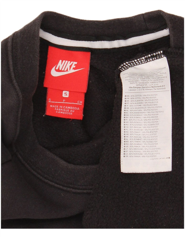 Mali crni pamučni muški džemperi Nike