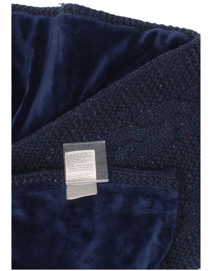 Superdry ženski pleteni pravokutni šal jedne veličine, mornarsko plava zima s pjegama