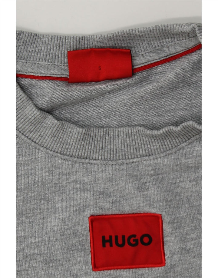 Hugo Boss muška majica s kratkim rukavima, mali sivi flekasti pamuk