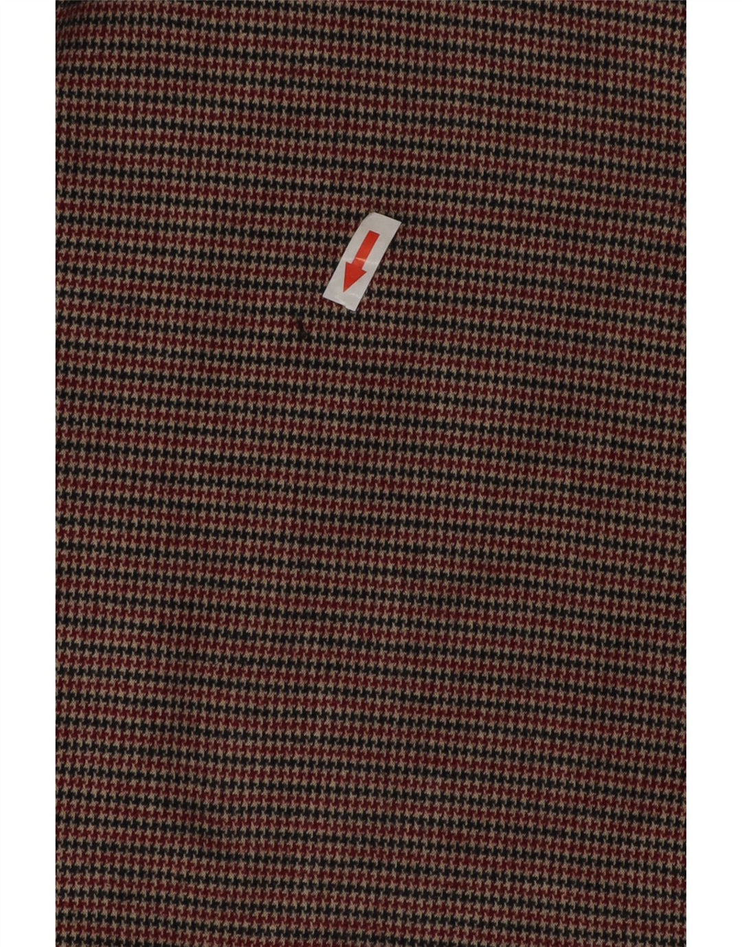 Zara ženska haljina dugih rukava na duge rukave UK 12 srednje smeđa houndstooth