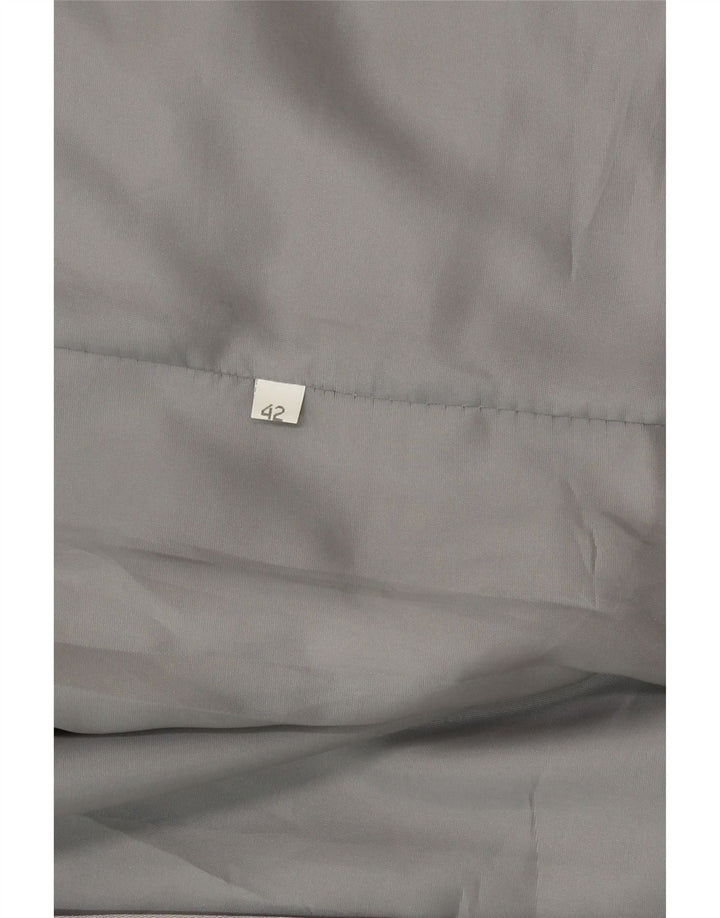 ITHACA Womens 3 Button Blazer Jacket IT 42 Medium Grey Vintage Ithaca and Second-Hand Ithaca from Messina Hembry 