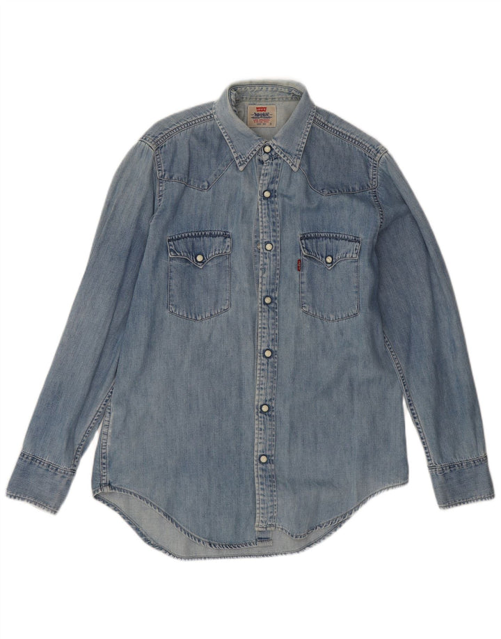 Levi's muška traper košulja Mala plava pamučna