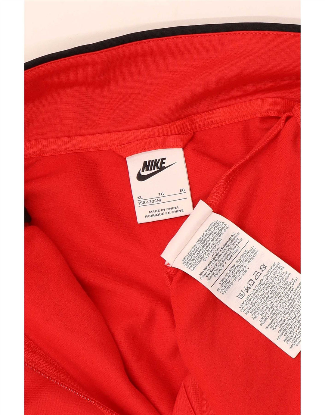 Nike Boys Trenirka Gornja jakna 13-14 godina XL Red Colourblock Poliester