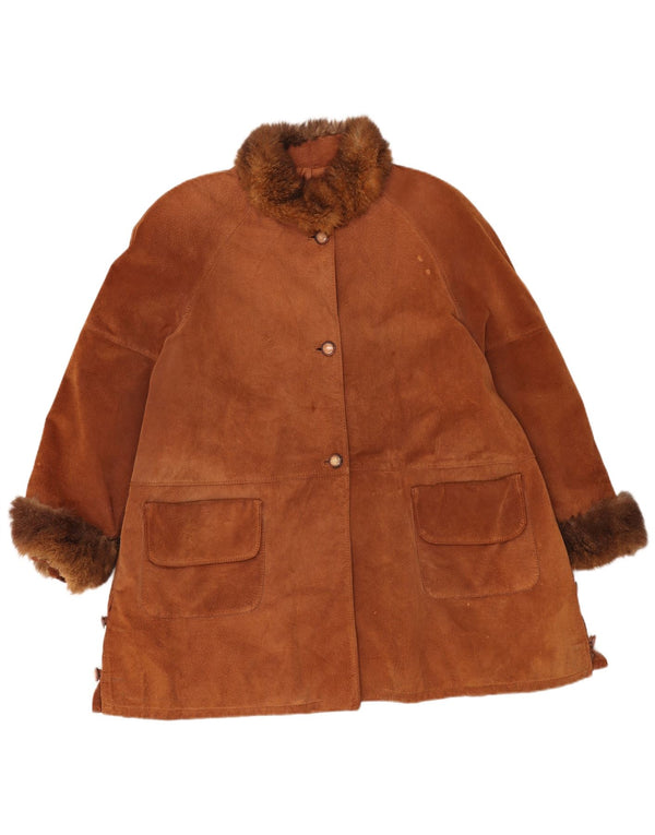 Pascucci ženski gornji kaput od brušene kože EU 44 XL smeđi