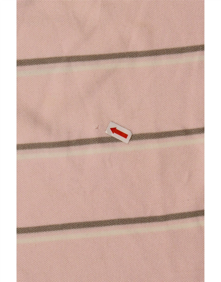 Fred Perry polo majica za dječake 12-13 godina, pamuk na velike ružičaste pruge