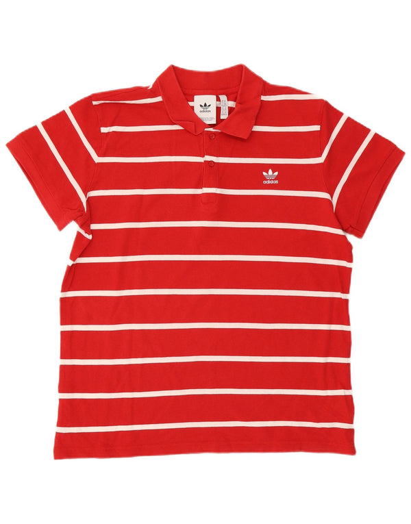 Adidas muška polo majica XL pamuk na crvene pruge