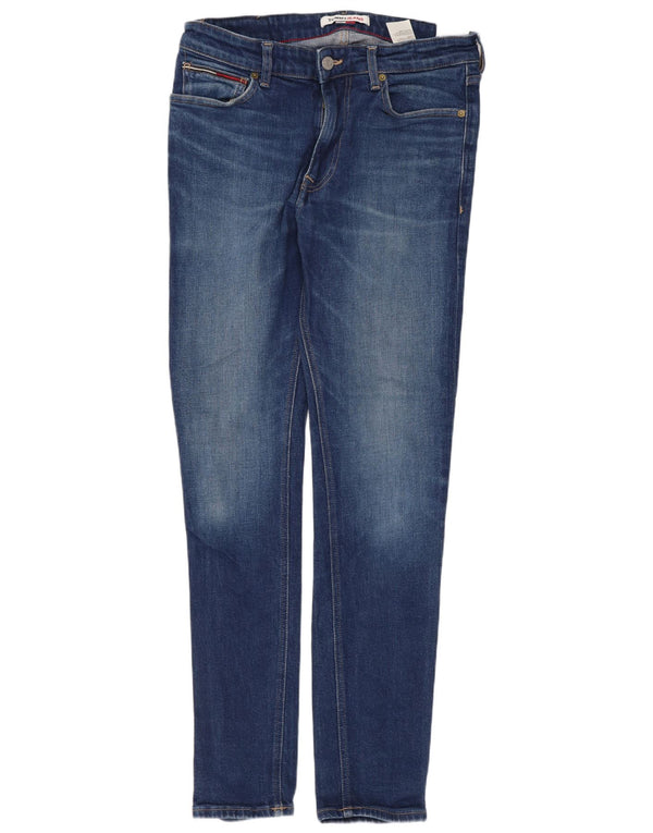 Tommy Hilfiger Mens Skinny Jeans W32 L32 Blue Cotton