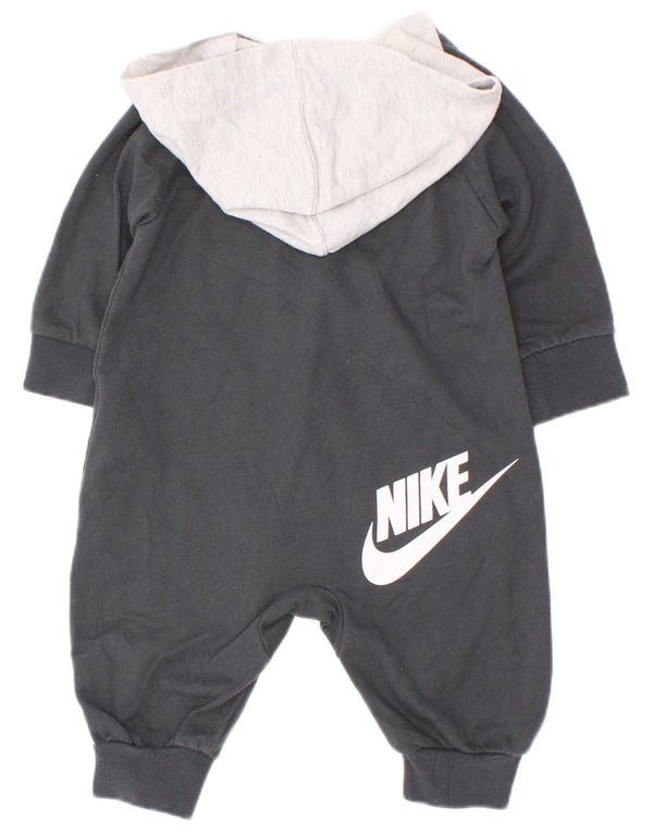 Kombinezon s kapuljačom Nike Baby Boys Graphic 0-3 Months Grey Colourblock Pamuk