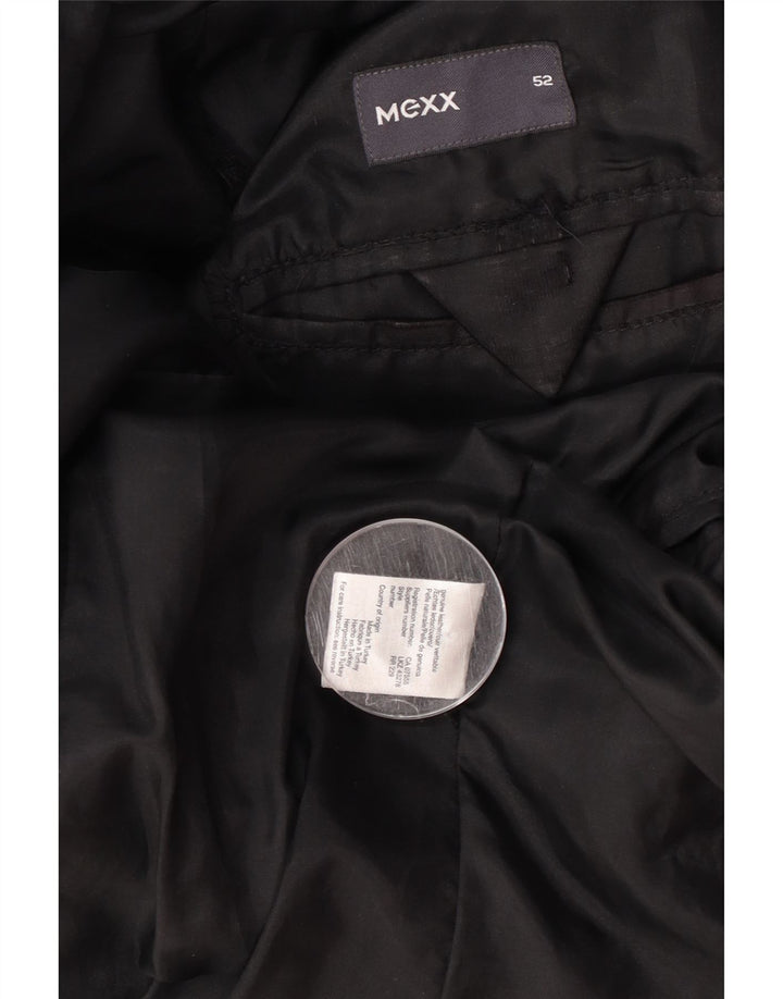 Mexx muška kožna jakna sa 2 gumba IT 52 XL crna koža