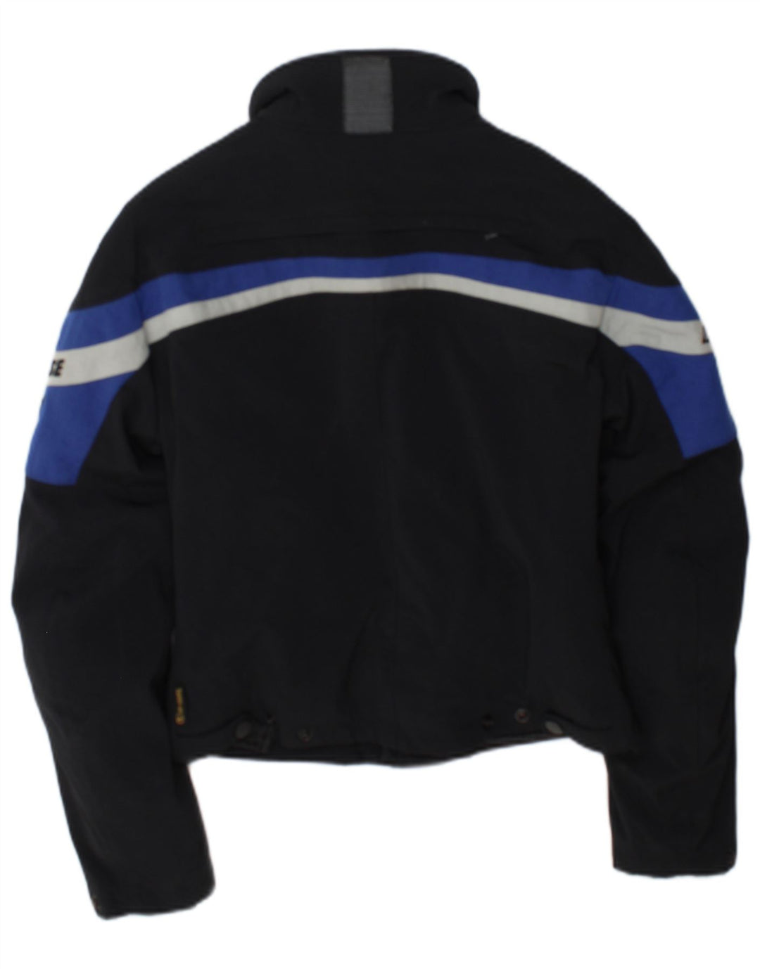 Ženska jakna Dainese Crop Graphic Racer UK 12 srednje crne boje