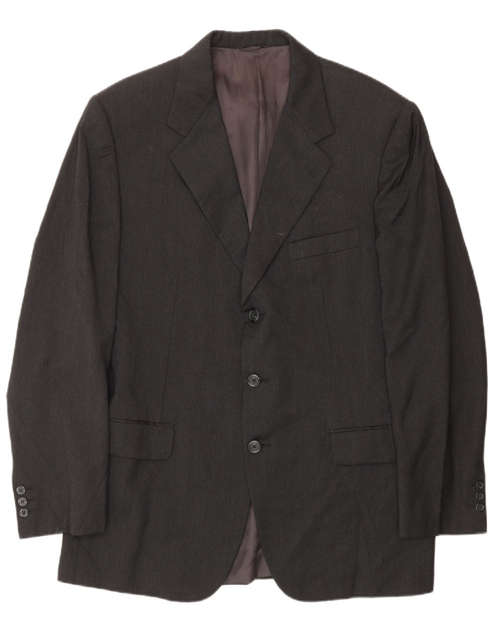 Burberrysova muška jakna s 3 gumba IT 52 velika siva vuna