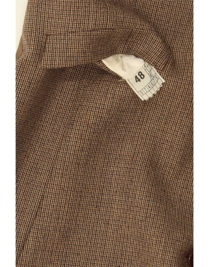 Vintage muški prsluk IT 48 Small Brown