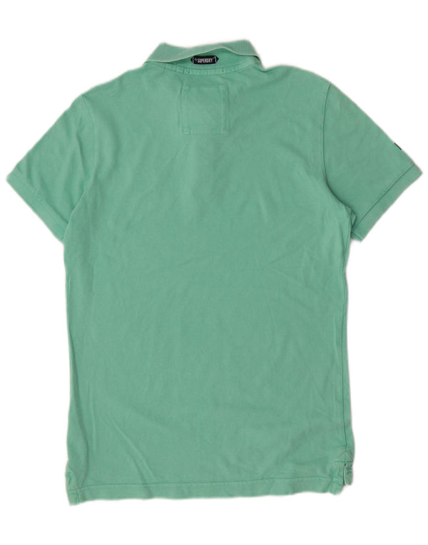 Superdry muška polo majica srednje zelene pamučne klasike