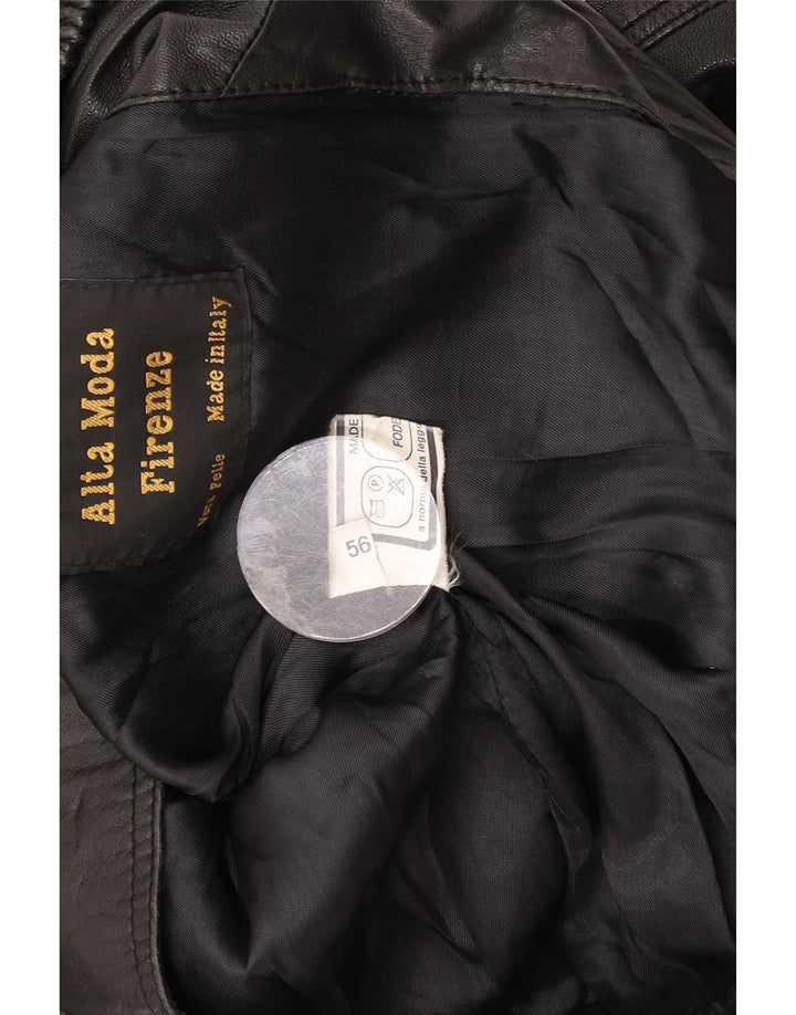 Alta Moda Firenze muška kožna jakna IT 56 3XL crna