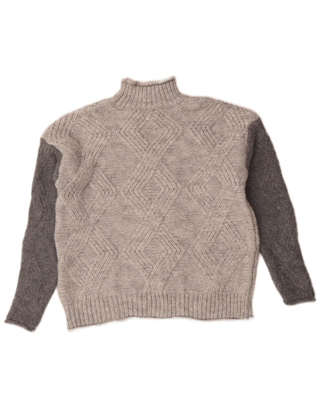 Marks & Spencer ženski džemper s kornjačičastim ovratnikom UK 10 Small Gray