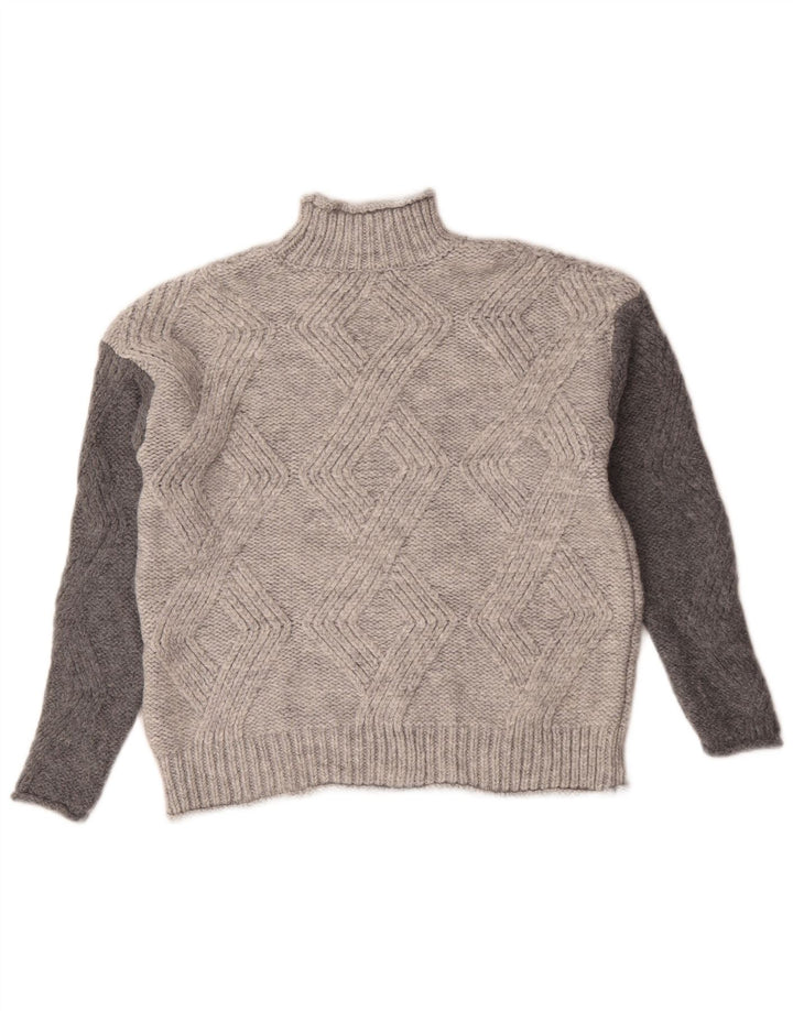 Marks & Spencer ženski džemper s kornjačičastim ovratnikom UK 10 Small Gray