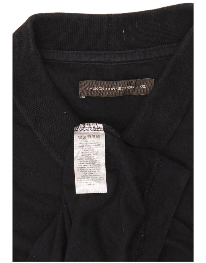 French Connection muška polo majica 2XL tamnoplavi pamuk