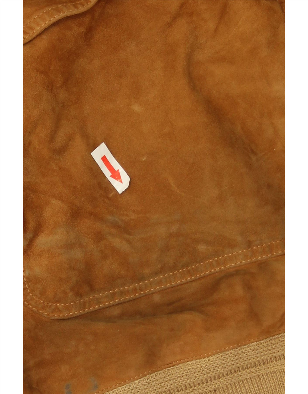 Vintage muška bomber jakna od brušene kože UK 44 2XL smeđa koža