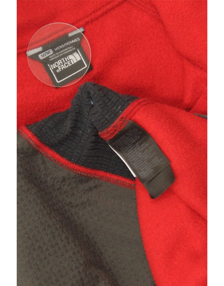 The North Face muška jakna od flisa UK 38 srednje crvene sportske poliesterske
