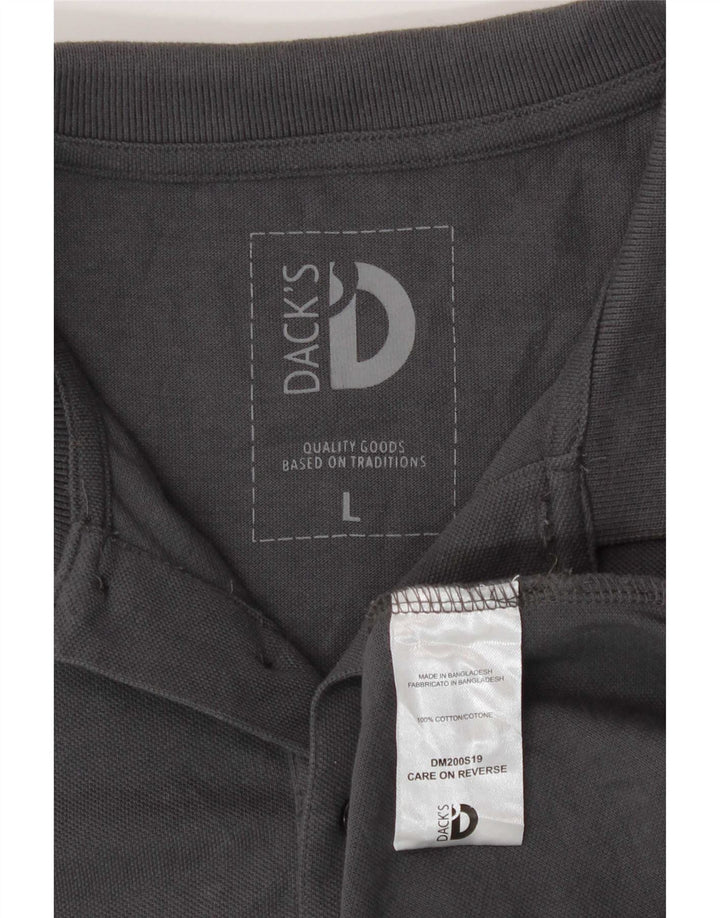 Dack's muška polo majica Large Grey Pamuk