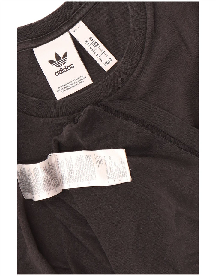 ADIDAS muška majica kratkih rukava Srednji crni pamuk