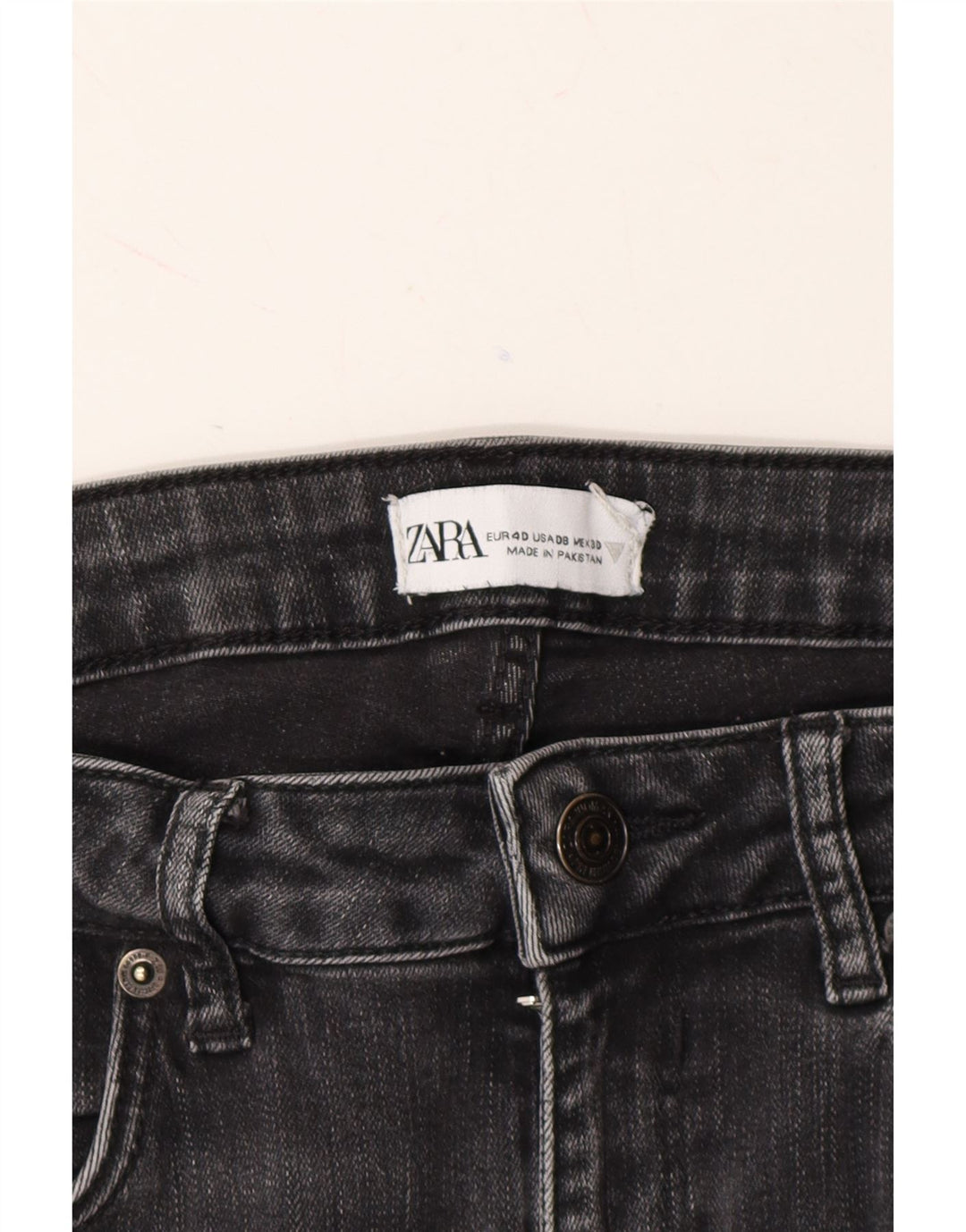 ZARA Womens Skinny Jeans EU 40 Medium W30 L28 Grey Vintage Zara and Second-Hand Zara from Messina Hembry 