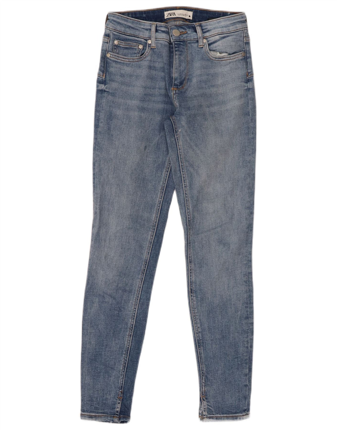 ZARA ženske uske traperice EU 34 2XS W24 L27 plavi pamuk