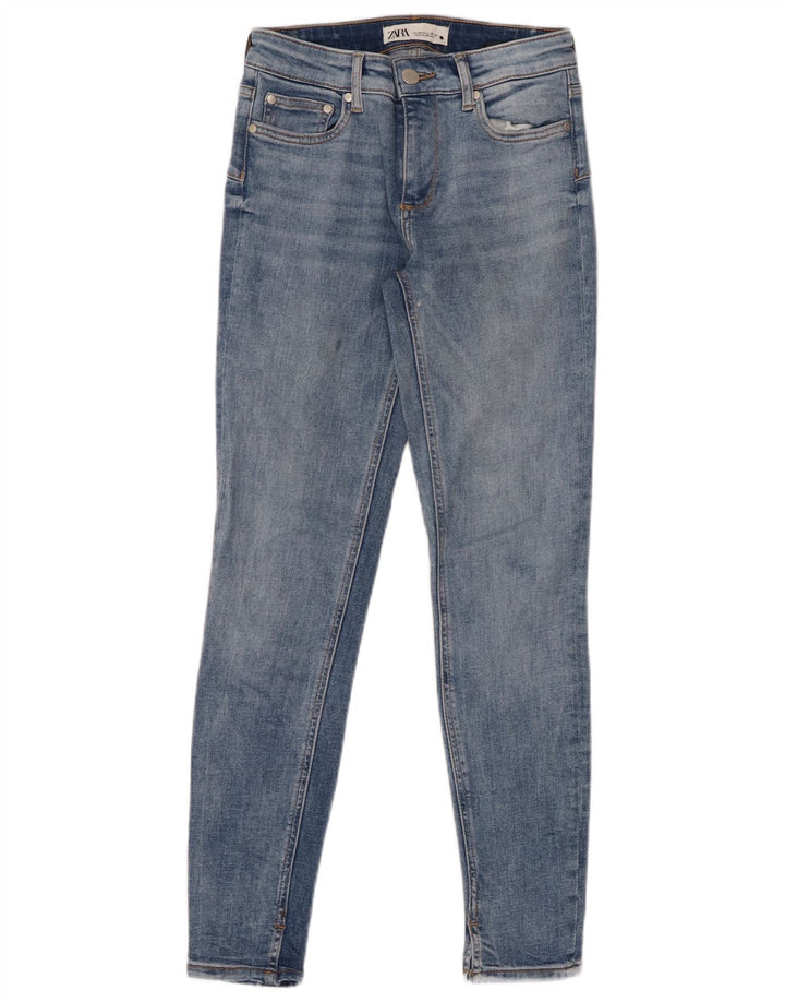 ZARA ženske uske traperice EU 34 2XS W24 L27 plavi pamuk