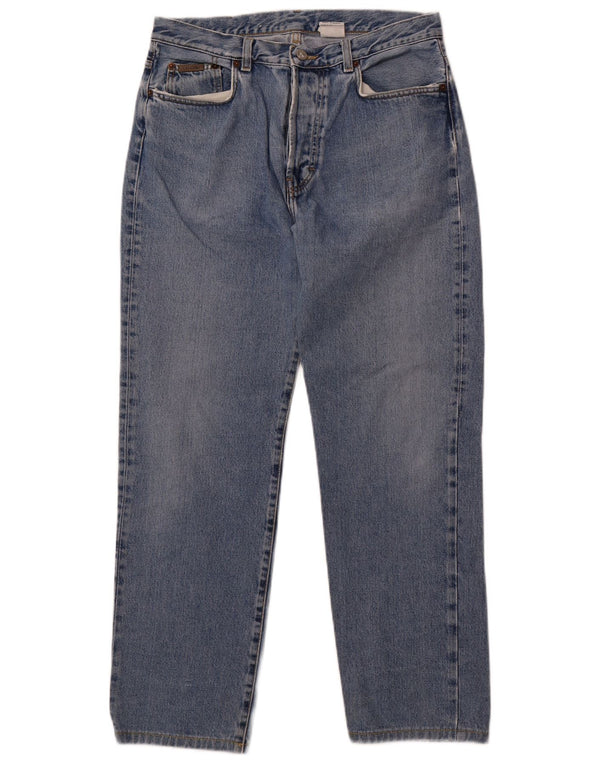 Calvin Klein ženske traperice visokog struka W33 L29 plavi pamuk