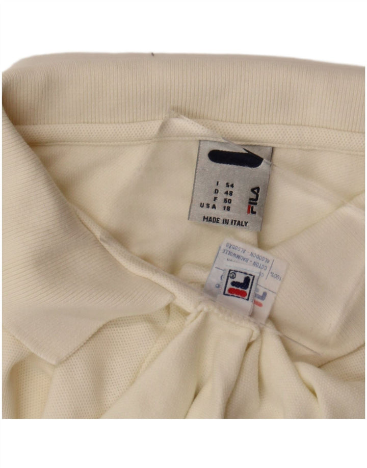 FILA ženska polo majica bez rukava IT 54 2XL sivo bijeli pamuk