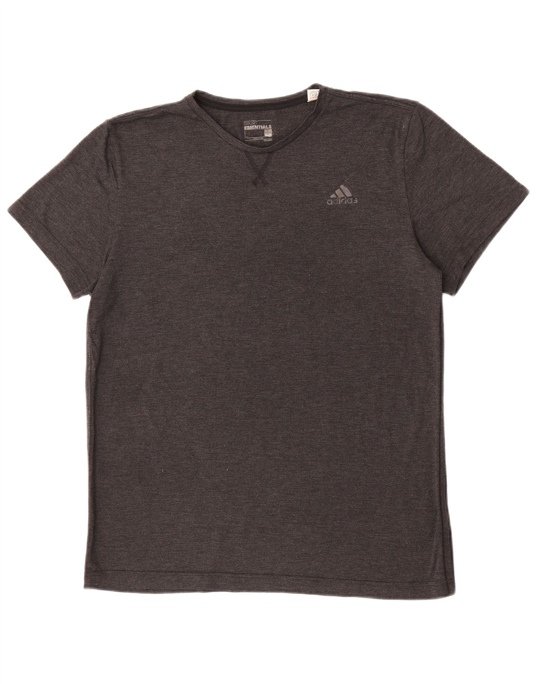 Adidas muška majica Climalite, veliki sivi poliester