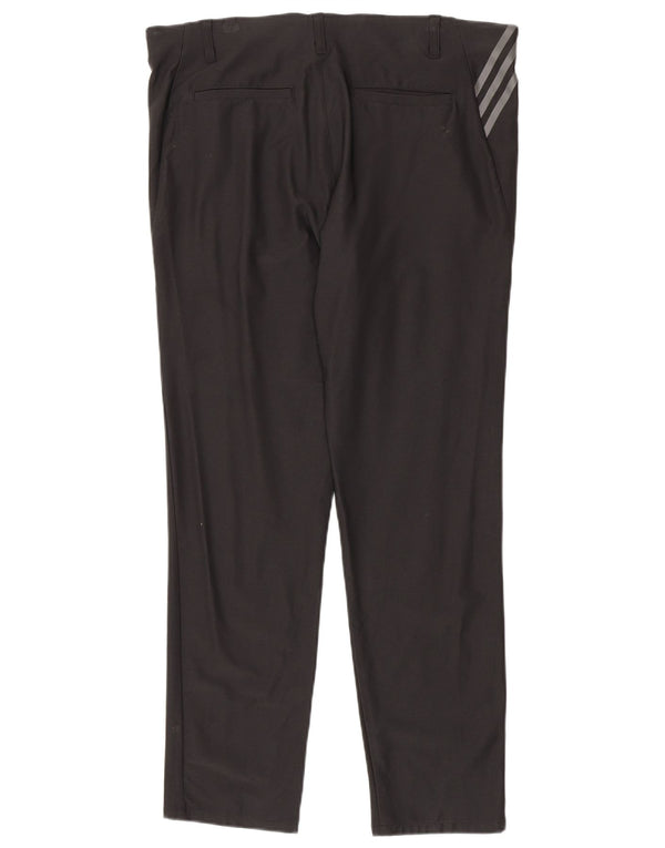 Adidas muške uske chino hlače W36 L32 crni najlon
