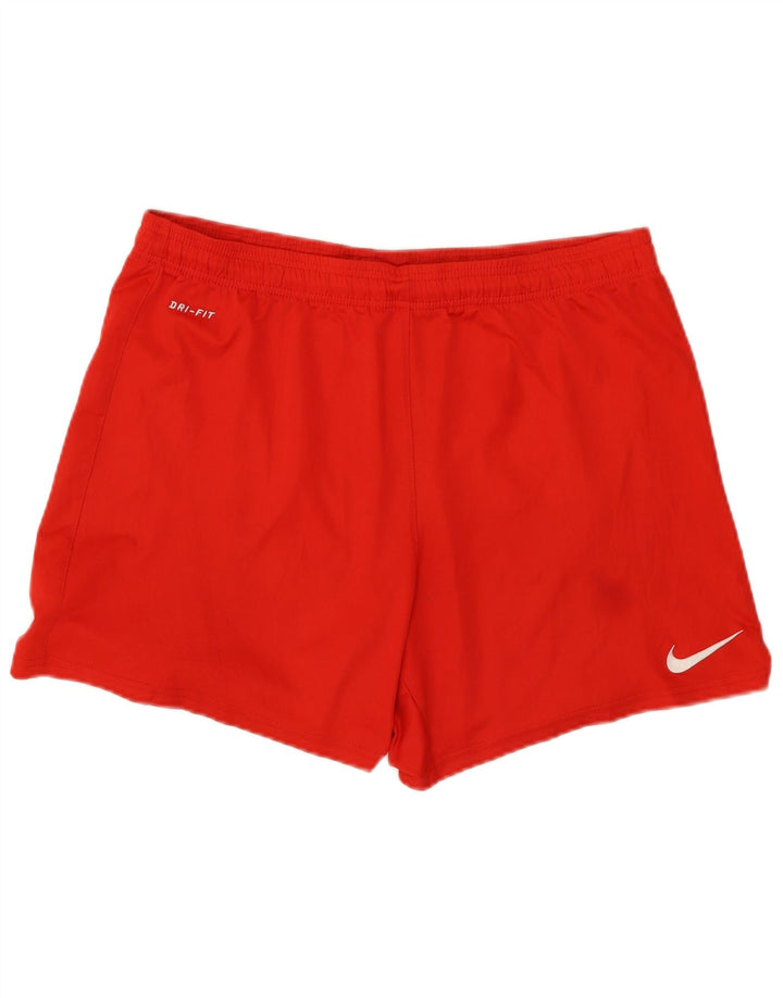 Nike muške Dri Fit sportske kratke hlače velike crvene boje od poliestera